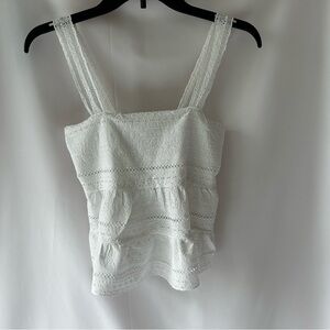 Aeropostale Elegant White Lace Women's Top